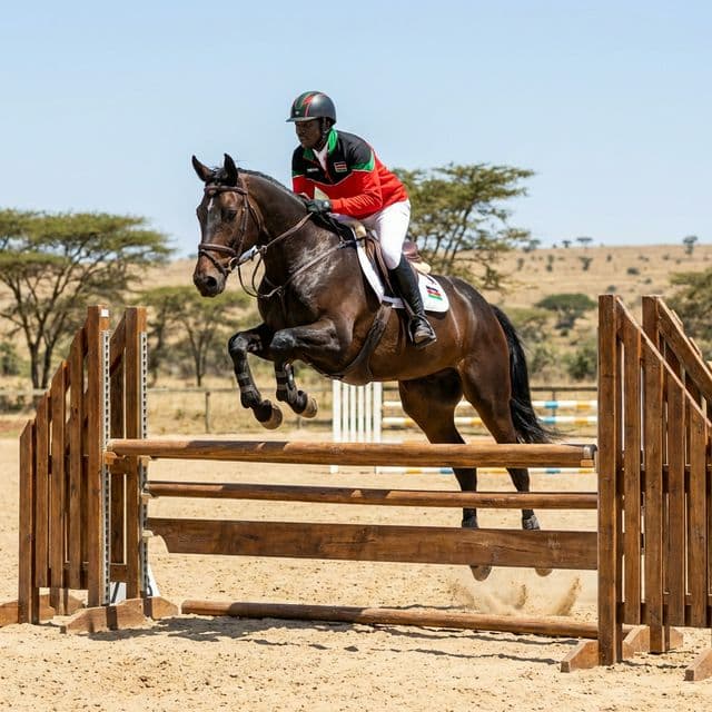 Equestrian Show Jumping in Kenya